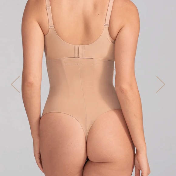 NEW NEVER WORN Honeylove Superpower Thong, Sand, XL - Picture 5 of 6